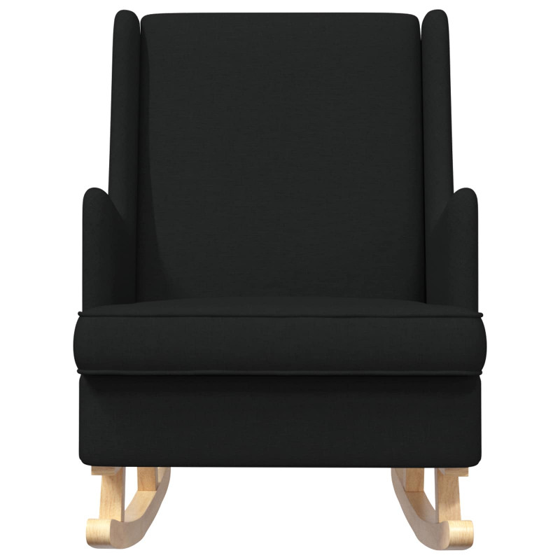 Fotel bujany Czarny 62 x 80 x 85 cm tkanina