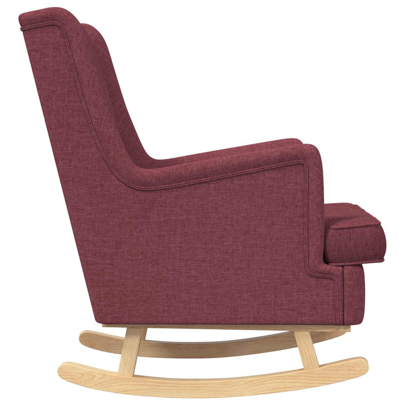 Fotel bujany Czerwone wino 62 x 80 x 85 cm tkanina