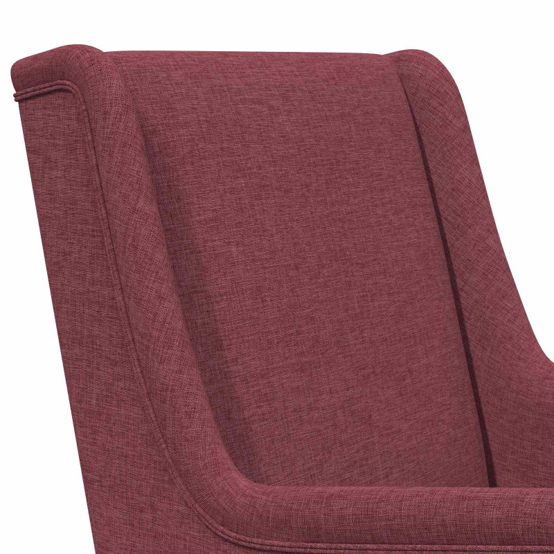 Fotel bujany Czerwone wino 62 x 80 x 85 cm tkanina