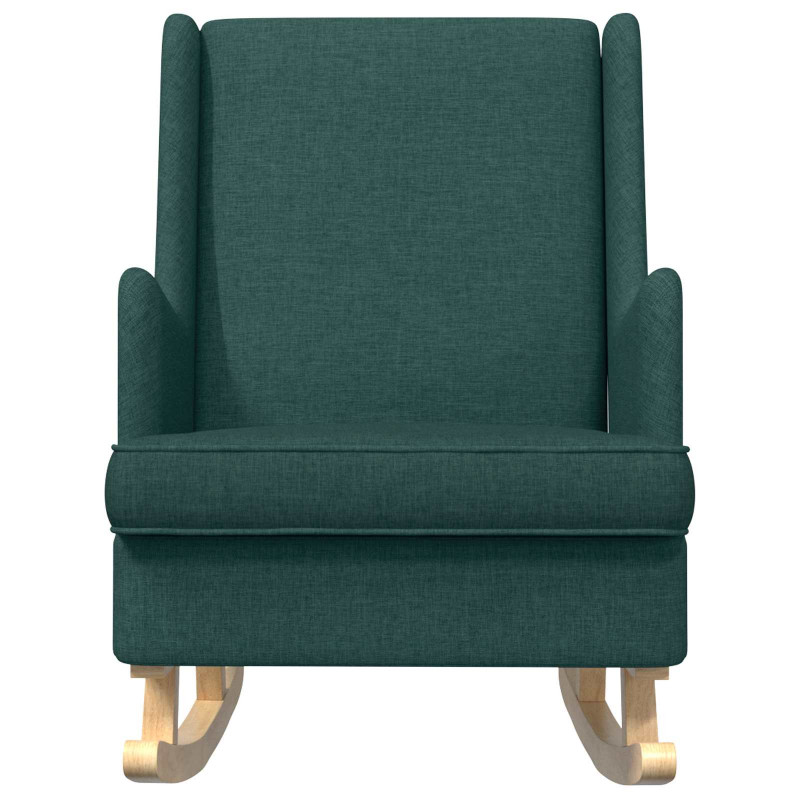 Fotel bujany Ciemna zieleń 62 x 80 x 85 cm tkanina