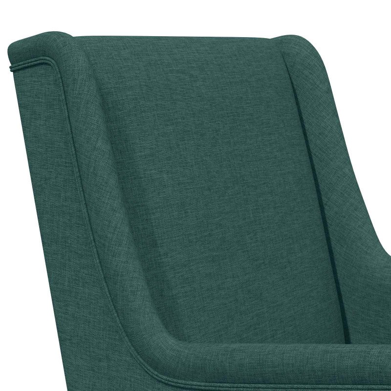 Fotel bujany Ciemna zieleń 62 x 80 x 85 cm tkanina