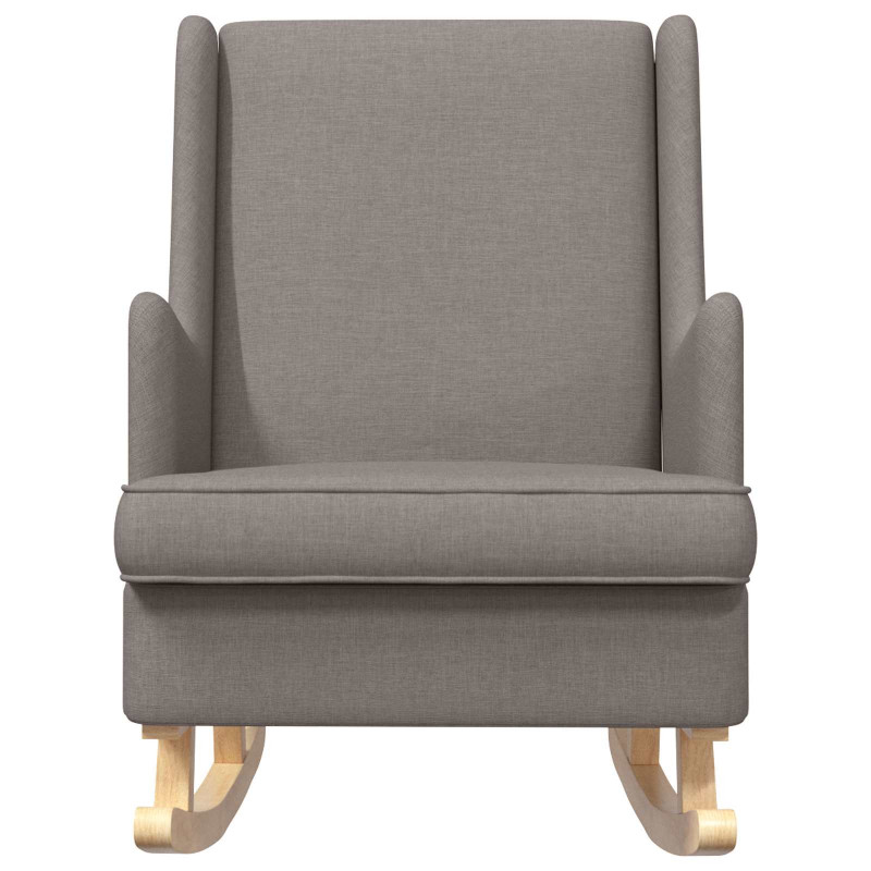 Fotel bujany Ciemnoszary 62 x 80 x 85 cm tkanina