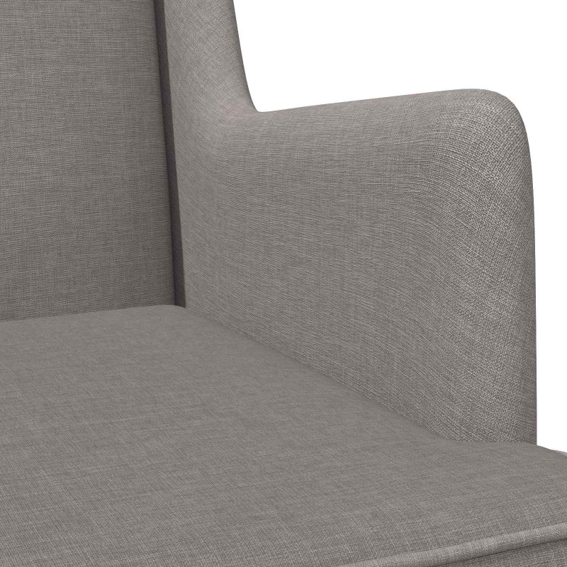 Fotel bujany Ciemnoszary 62 x 80 x 85 cm tkanina