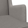 Fotel bujany Ciemnoszary 62 x 80 x 85 cm tkanina