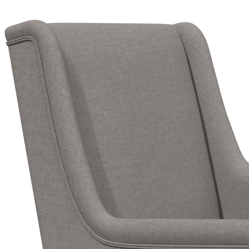 Fotel bujany Ciemnoszary 62 x 80 x 85 cm tkanina