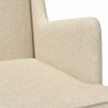 Fotel bujany Kremowy 62 x 80 x 85 cm tkanina