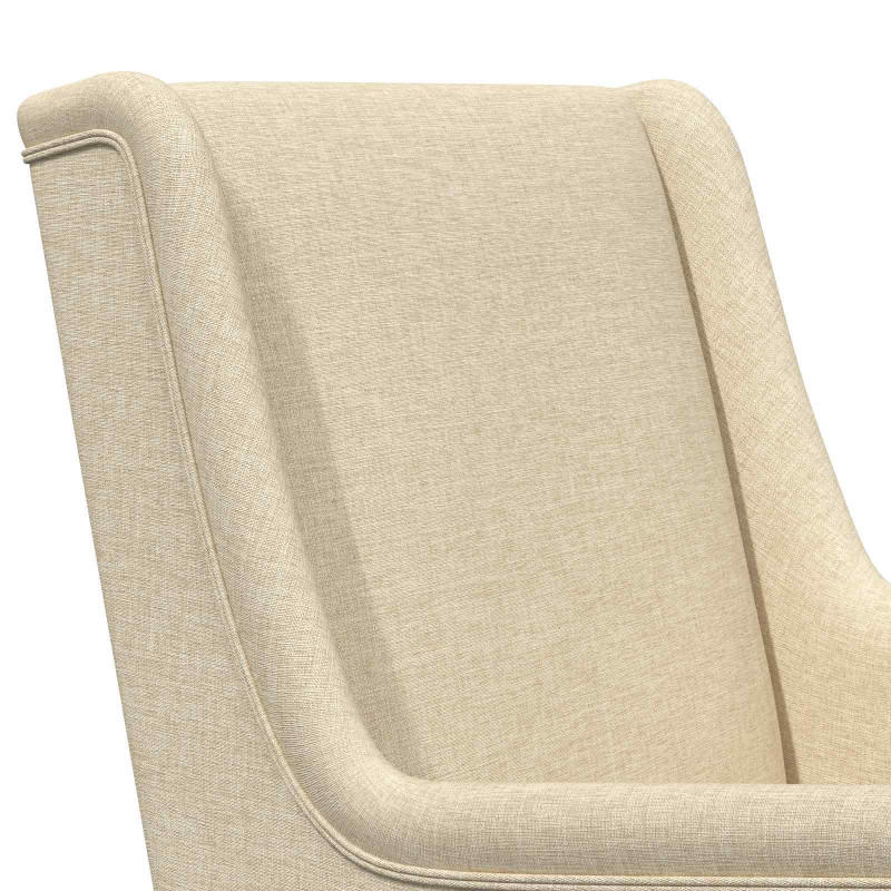 Fotel bujany Kremowy 62 x 80 x 85 cm tkanina