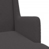 Fotel bujany Ciemnoszary 62 x 80 x 85 cm Tkanina owcza