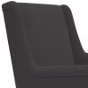 Fotel bujany Ciemnoszary 62 x 80 x 85 cm Tkanina owcza