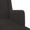 Fotel bujany Czarny 62 x 80 x 85 cm Tkanina owcza