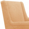 Fotel bujany Beżowy 62 x 80 x 85 cm Tkanina owcza