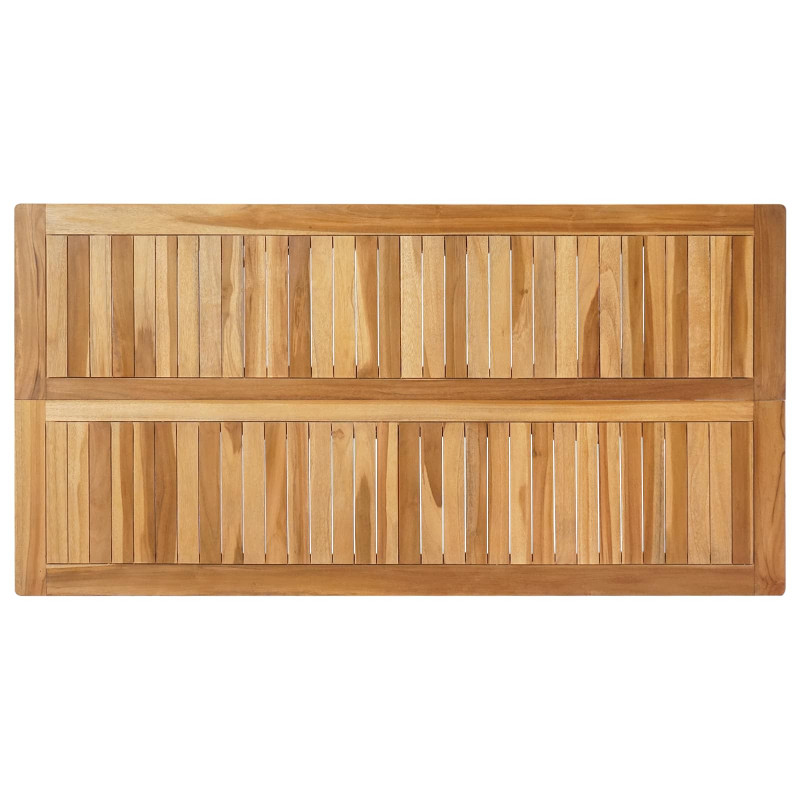 Stół barowy naturalny 150 x 75 x 105 cm Lite drewno teakowe