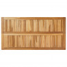 Stół barowy naturalny 150 x 75 x 105 cm Lite drewno teakowe