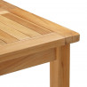 Stół barowy naturalny 150 x 75 x 105 cm Lite drewno teakowe