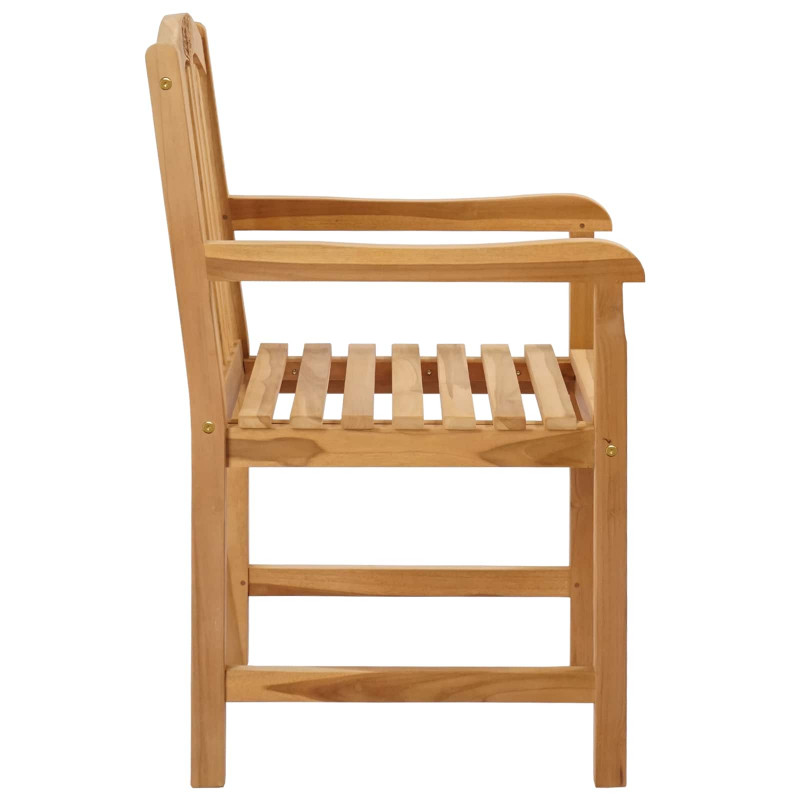 Ręcznie rzeźbione krzesło róża 2 pcs naturalny 58 x 60 x 90 cm