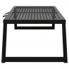 Składany Grill Campingowy Czarny 58 x 31 x 2 cm Stal stopowa
