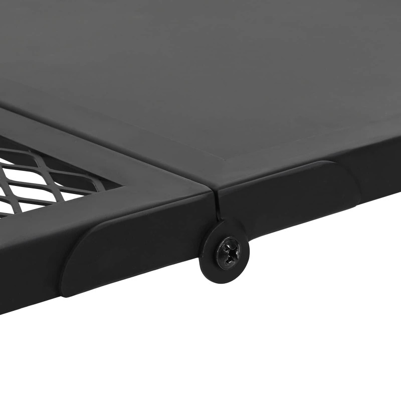 Składany Grill Campingowy Czarny 31,5 x 26,5 x 4 cm
