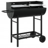Grill węglowy 96,5 x 42,5 x 88,5 cm Czarny