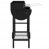 Grill węglowy 96,5 x 42,5 x 88,5 cm Czarny