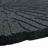 Kamień kroczący 6 pcs Czarny Ø 45 x 1,8 cm Guma