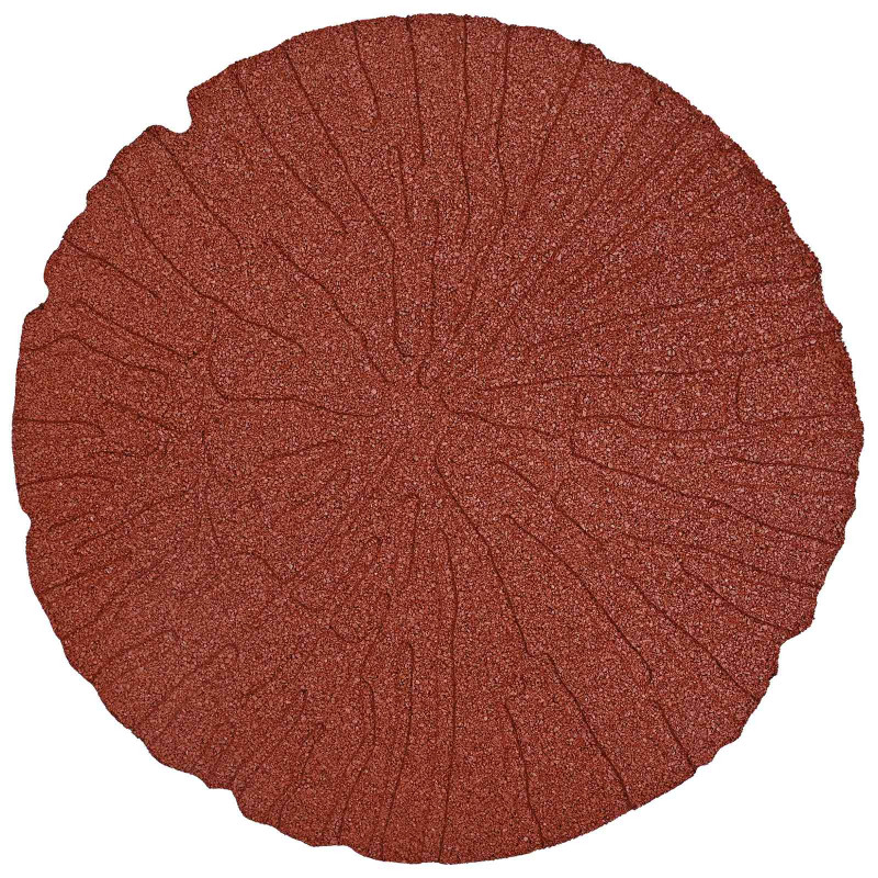 Kamień kroczący 6 pcs Czerwony Ø 45 x 1,8 cm Guma