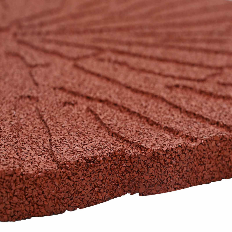 Kamień kroczący 6 pcs Czerwony Ø 45 x 1,8 cm Guma