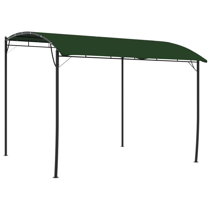 Altana 3 x 3 x 2,55 m zielony Tkanina i aluminium 180