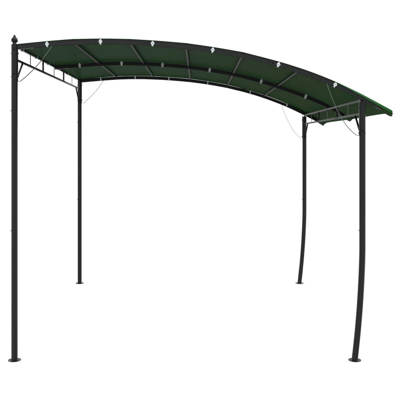 Altana 3 x 3 x 2,55 m zielony Tkanina i aluminium 180