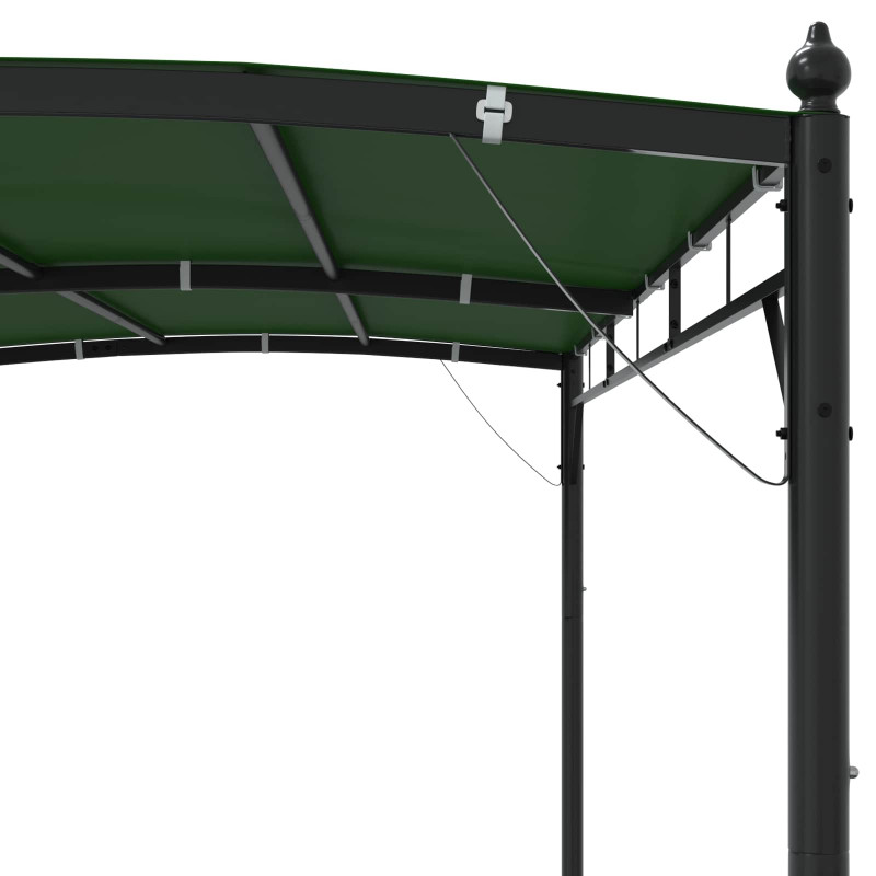 Altana 3 x 3 x 2,55 m zielony Tkanina i aluminium 180