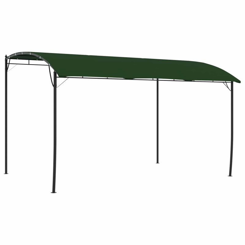Altana 4 x 3 x 2,55 m zielony Tkanina i aluminium 180