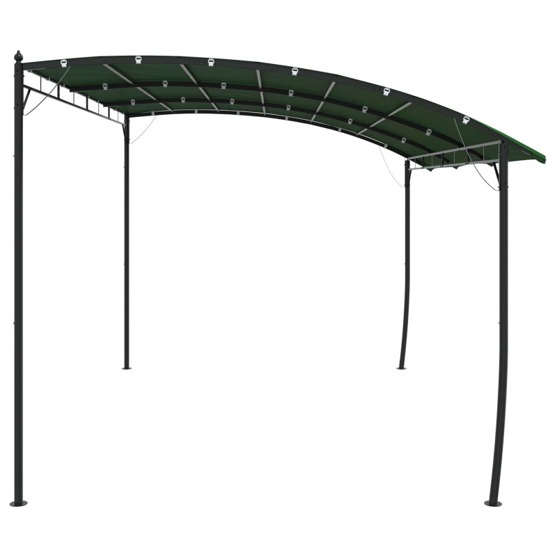 Altana 4 x 3 x 2,55 m zielony Tkanina i aluminium 180