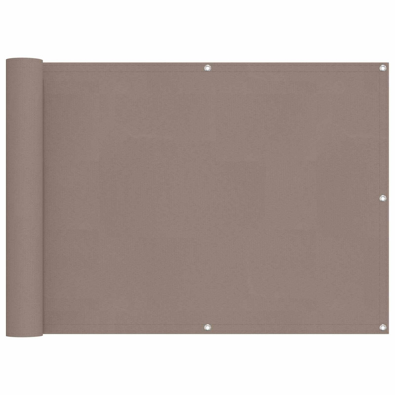 Ekran balkonowy 75 x 200 cm Aluminium Oxford powlekany PU
