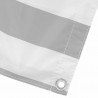 Ekran balkonowy Jasnoszary i biały. 90 x 500 cm