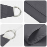 Żagiel przeciwsłoneczny 6 x 2 m Oxford pokryty PU