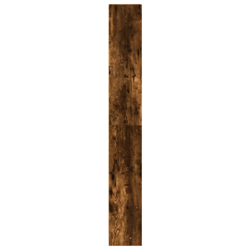 Regał, przydymiony dąb, 40x24x176 cm, materiał drewnopochodny