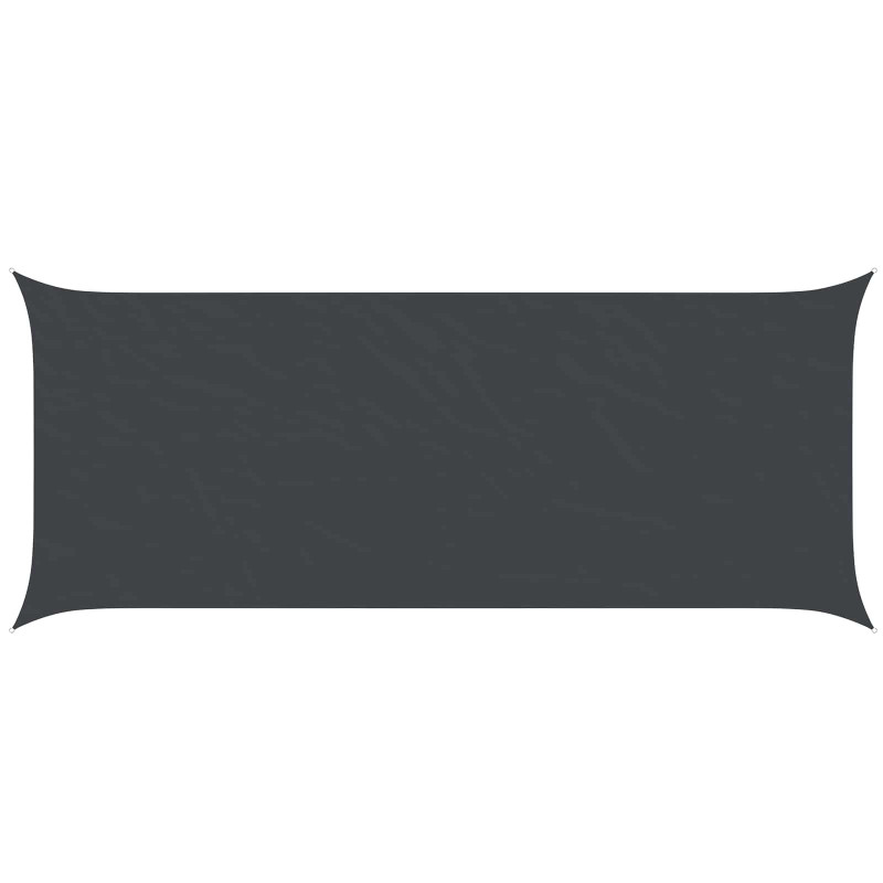 Żagiel przeciwsłoneczny Czarny 6 x 2,5 m 100% poliester Oxford