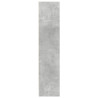 Regał, szarość betonu, 80x24x109 cm, materiał drewnopochodny