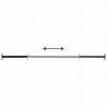 Regulowany zabezpieczenie okienne 6 pcs Czarny Stal