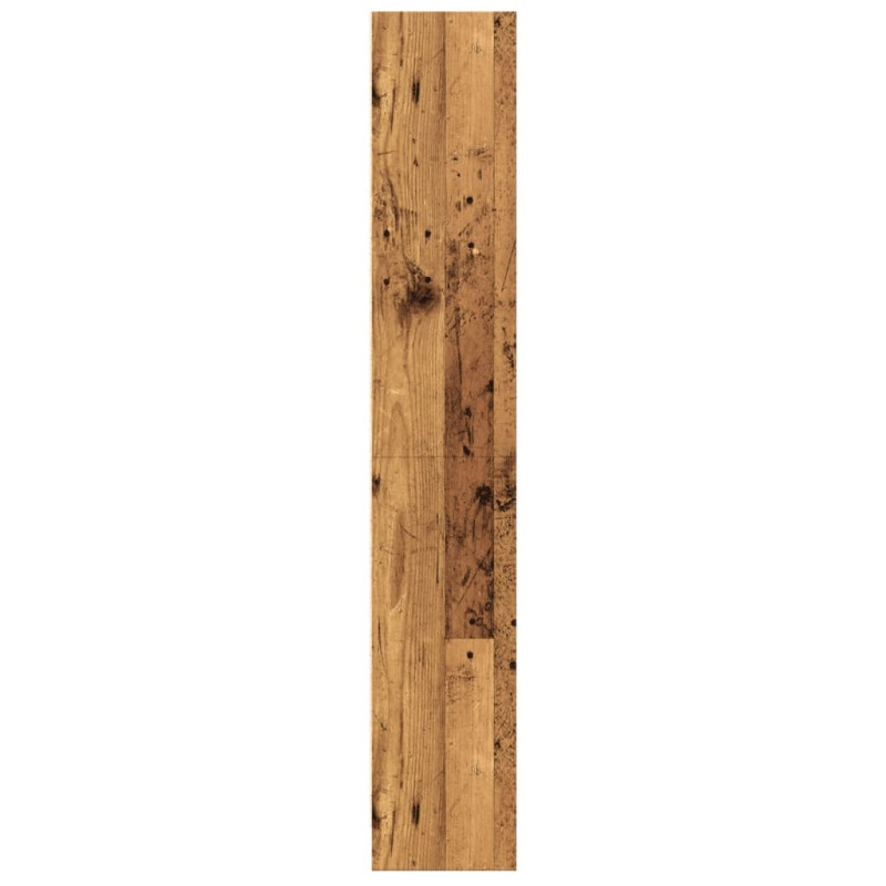 Regał, stare drewno, 60x24x143 cm, materiał drewnopochodny