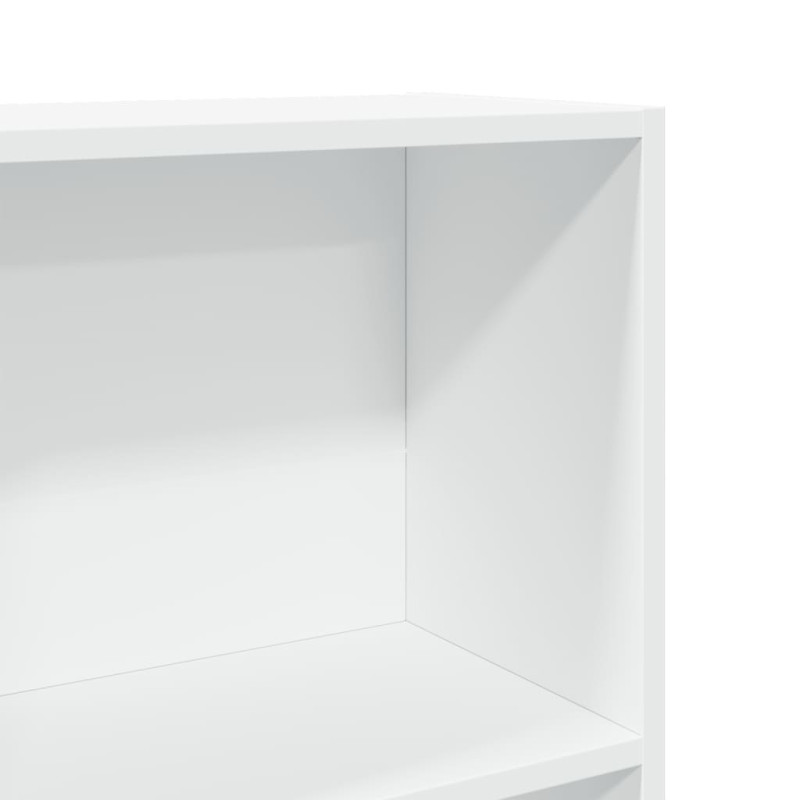 Regał, biały, 60x24x143 cm, materiał drewnopochodny