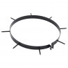 Klips Aeratora do Trawnika z Kolcami 5 pcs Czarny Ø 320 mm