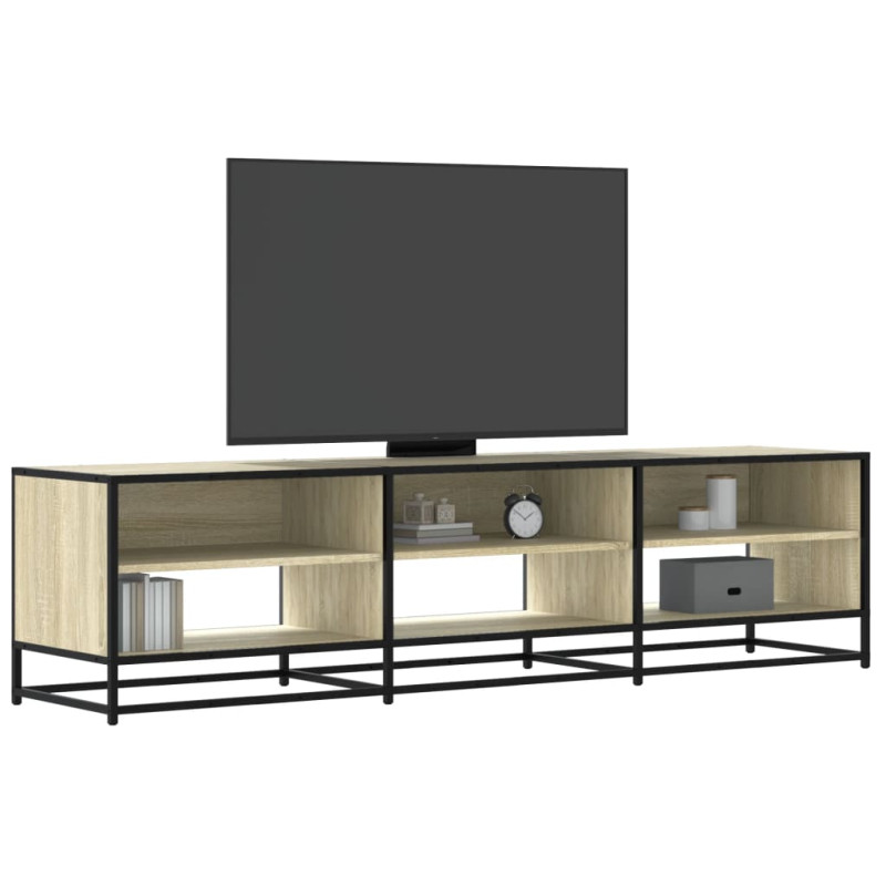 Szafka pod TV, dąb sonoma, 180x40x46 cm materiał drewnopochodny