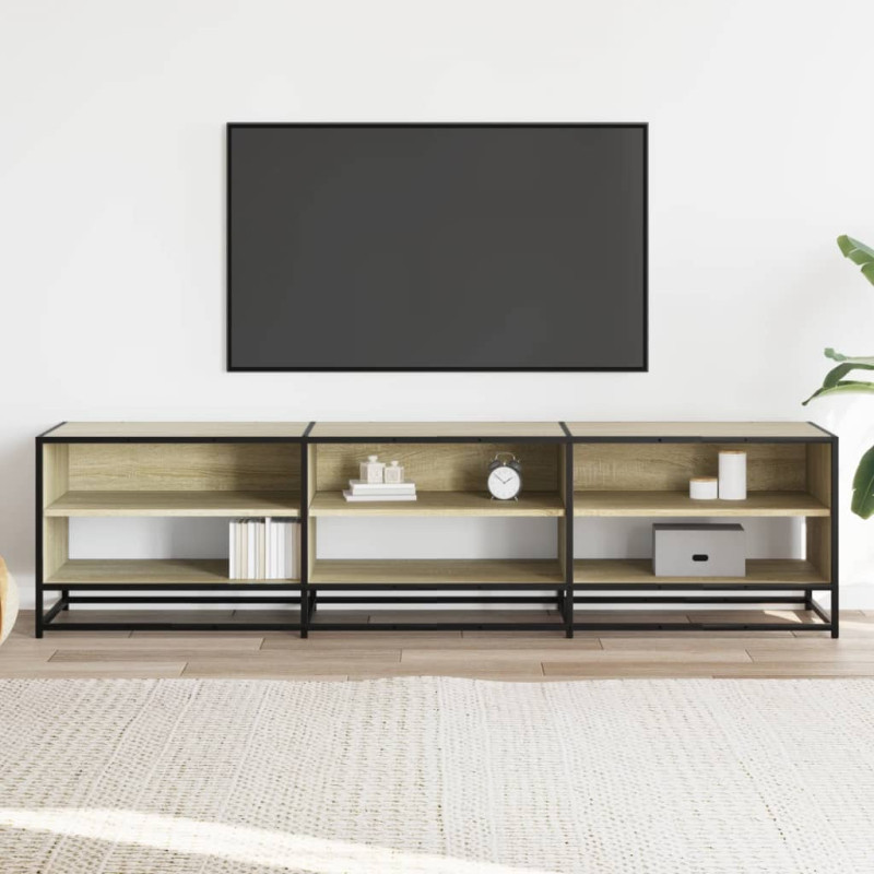 Szafka pod TV, dąb sonoma, 180x40x46 cm materiał drewnopochodny