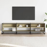 Szafka pod TV, dąb sonoma, 180x40x46 cm materiał drewnopochodny