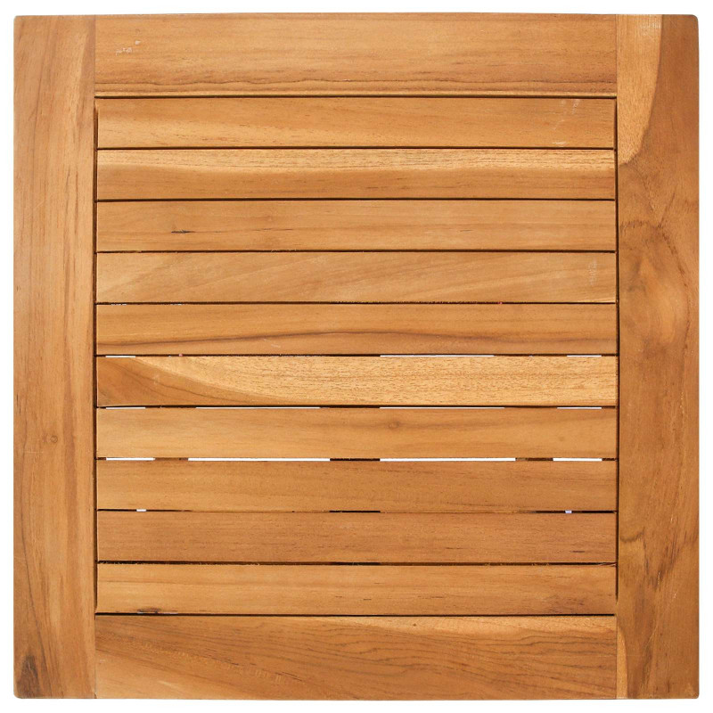 Leżak ze stolikiem 2 pcs brązowy 40 x 40 x 40 cm