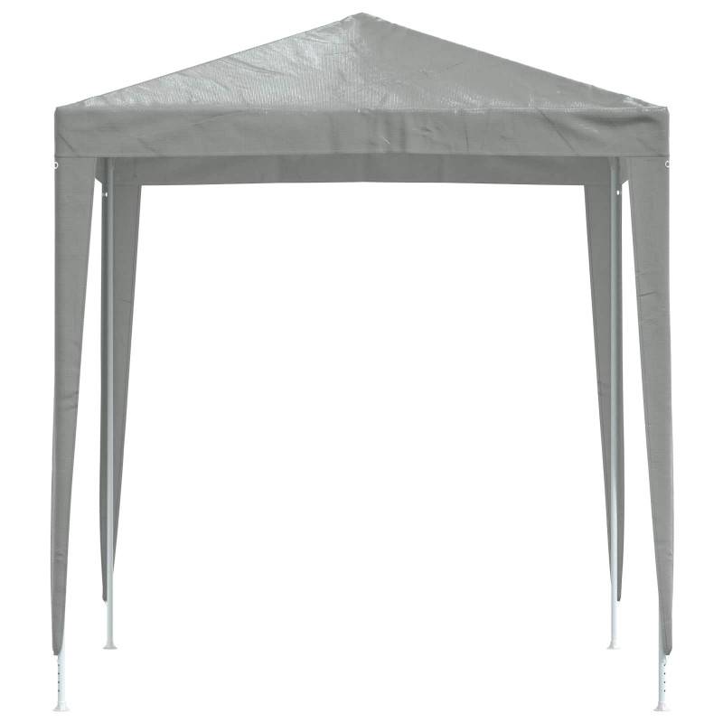 Namiot Imprezowy 200 x 200 x 240 cm jasnoszary PE i stal