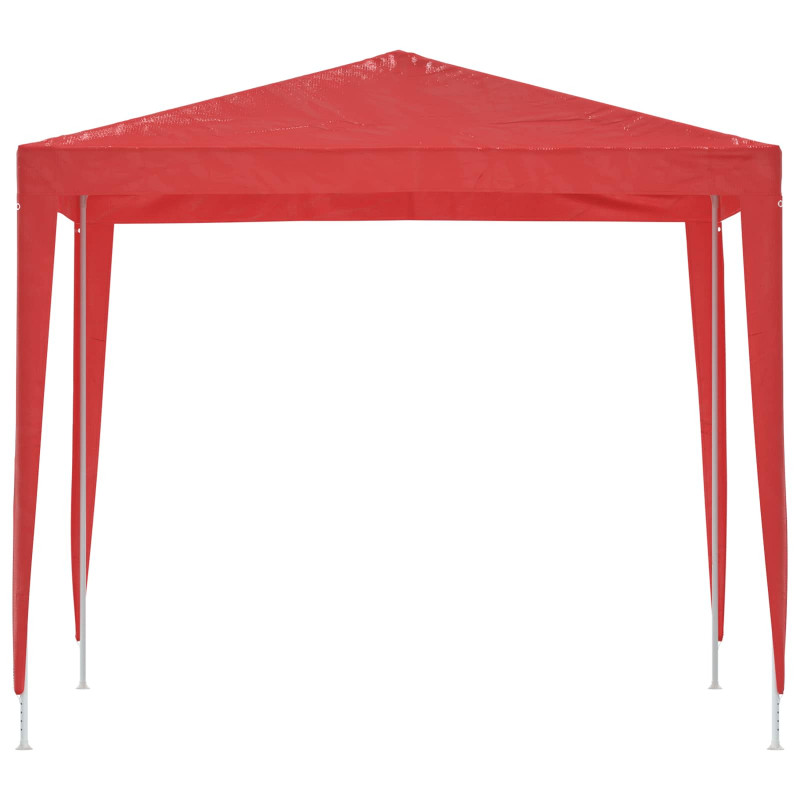 Namiot Imprezowy 250 x 250 x 240 cm czerwony PE i stal