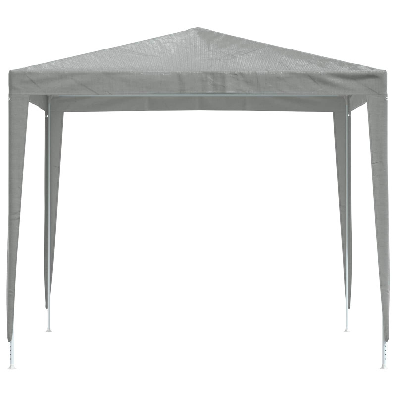 Namiot Imprezowy 250 x 250 x 240 cm jasnoszary PE i stal