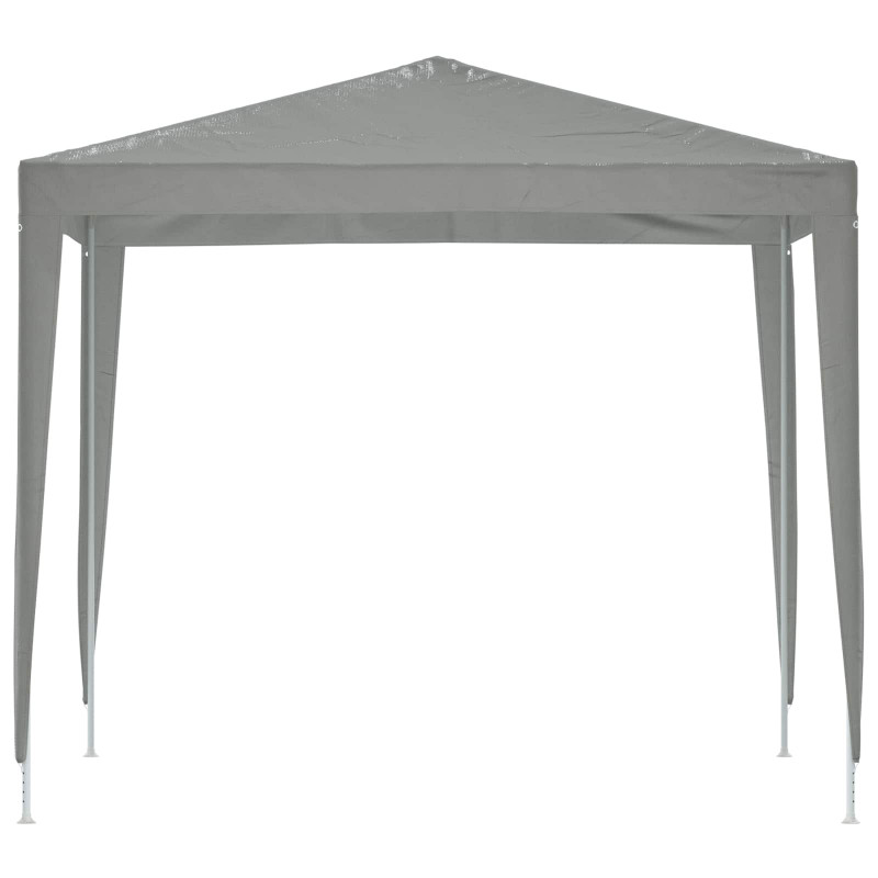 Namiot Imprezowy 250 x 250 x 240 cm jasnoszary PE i stal