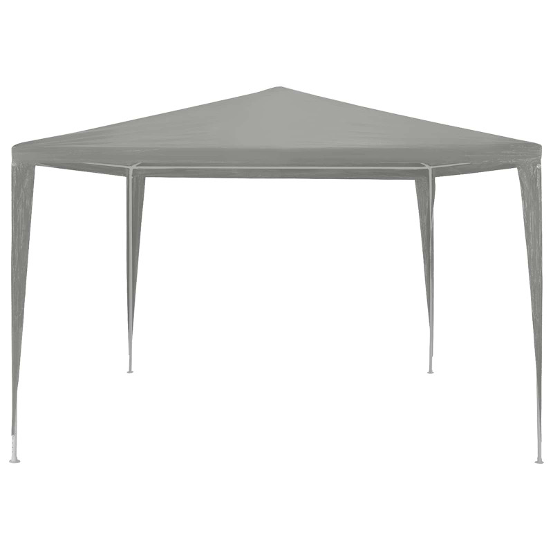 Namiot Imprezowy Jasnoszary 300 x 300 x 255 cm PE i stal